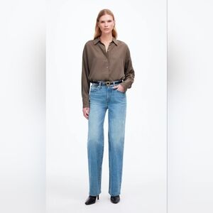 Madewell Blue Flare & Wide Leg Jeans